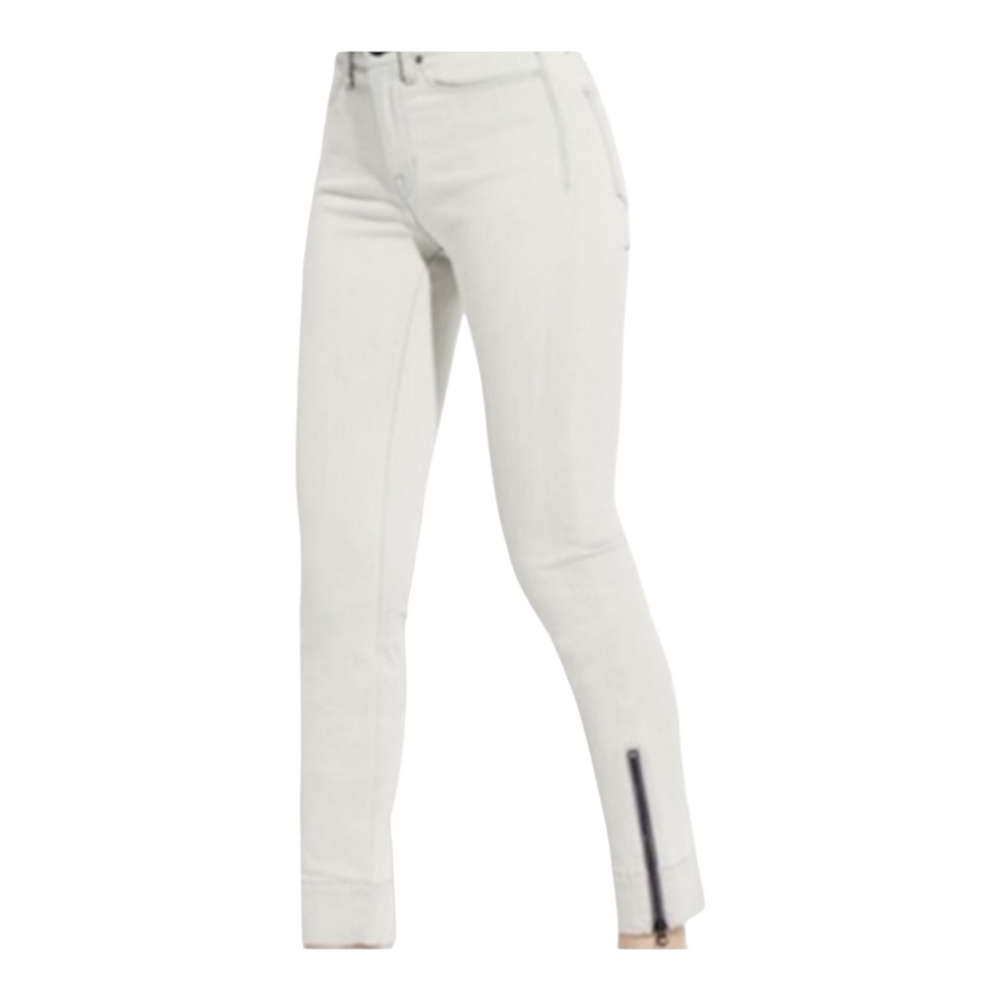 AYR The Zippy Skinny Jeans 27 Gray Ankle Zip Stretch - Picture 3 of 13